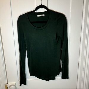 Wilfred Deep Green Long Sleeve Tee